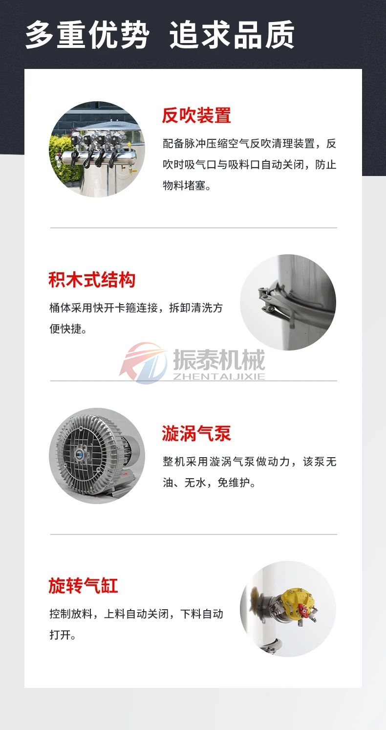真空上料機優(yōu)勢與品質(zhì)